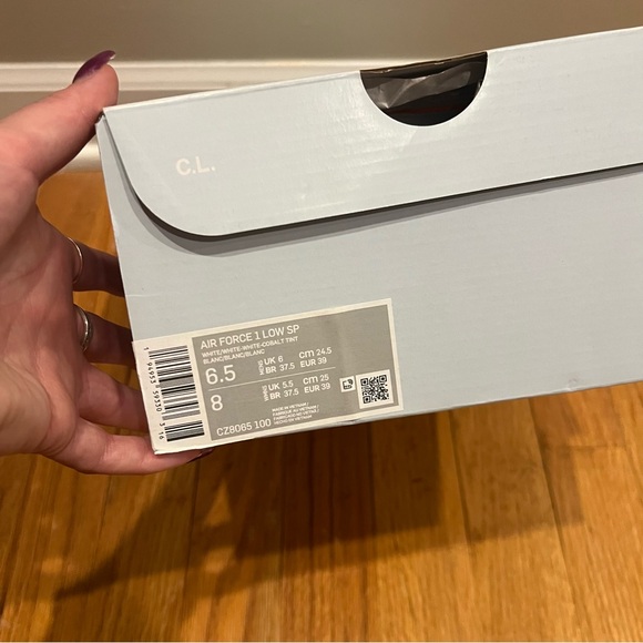 NEW w BOX Air Force 1 White Drake NOCTA Sneakers size 6.5M/8W - Picture 12 of 13